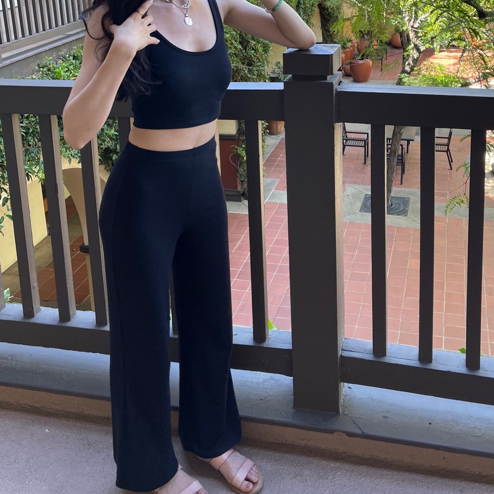 Tank & Wide Leg Pant Two-Piece Set